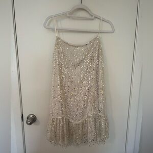 Sequin mini dress